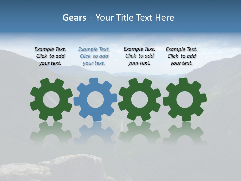 New Hampshire Trails PowerPoint Template