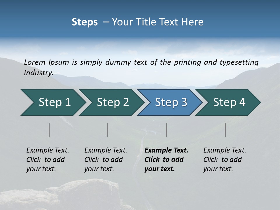 New Hampshire Trails PowerPoint Template