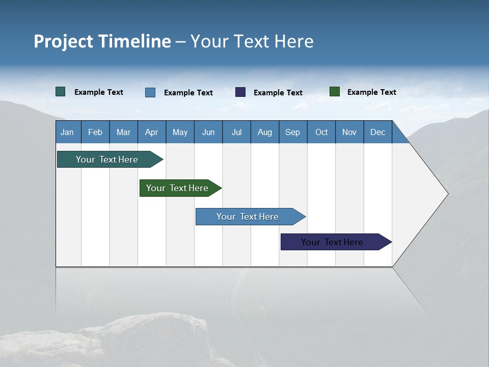 New Hampshire Trails PowerPoint Template