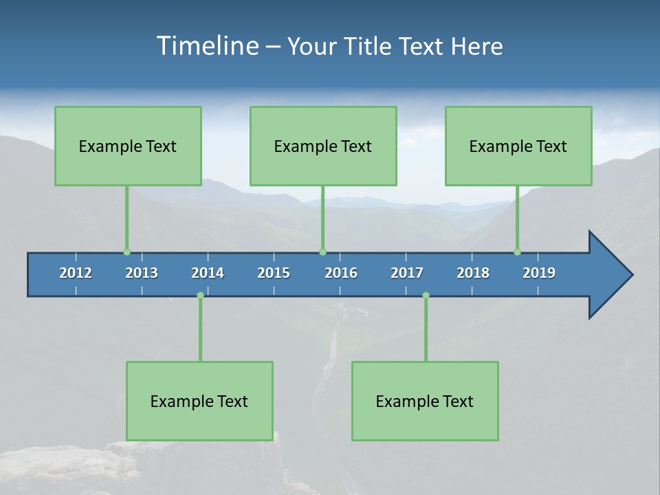 New Hampshire Trails PowerPoint Template
