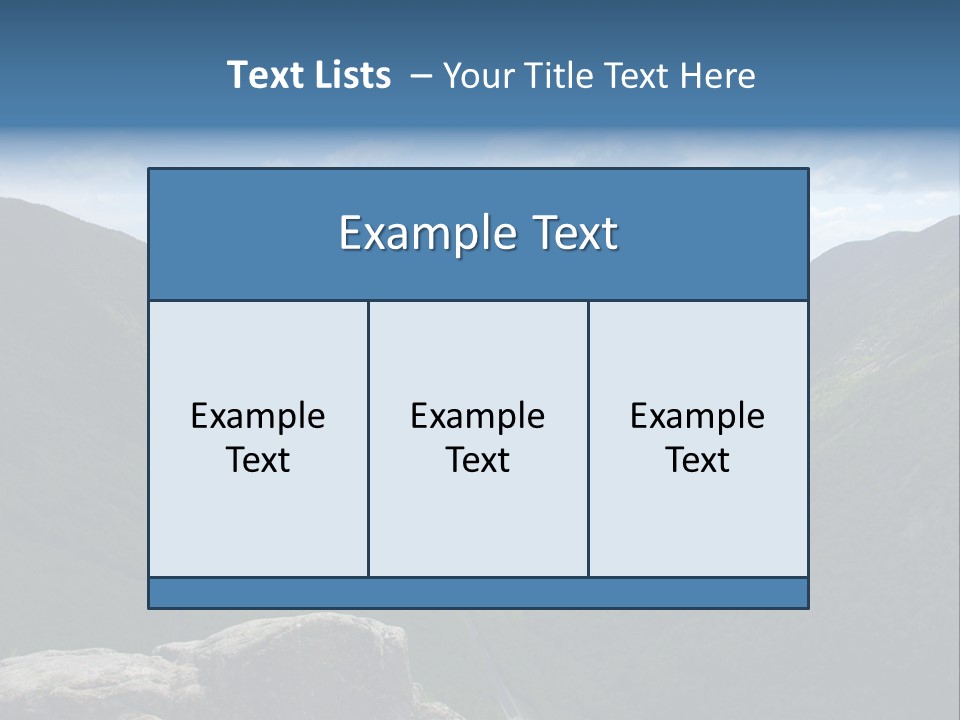 New Hampshire Trails PowerPoint Template