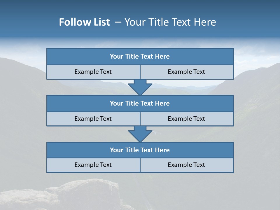 New Hampshire Trails PowerPoint Template