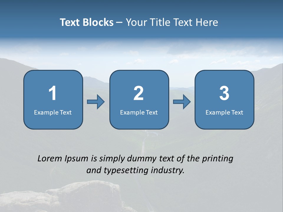 New Hampshire Trails PowerPoint Template