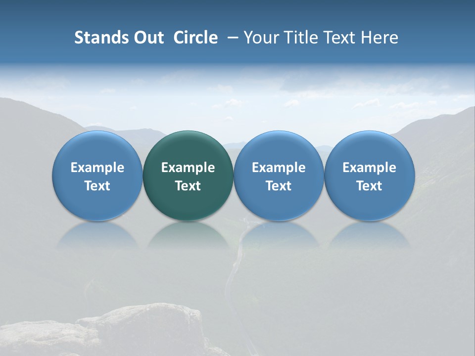 New Hampshire Trails PowerPoint Template