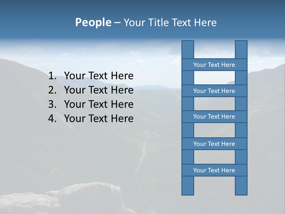 New Hampshire Trails PowerPoint Template