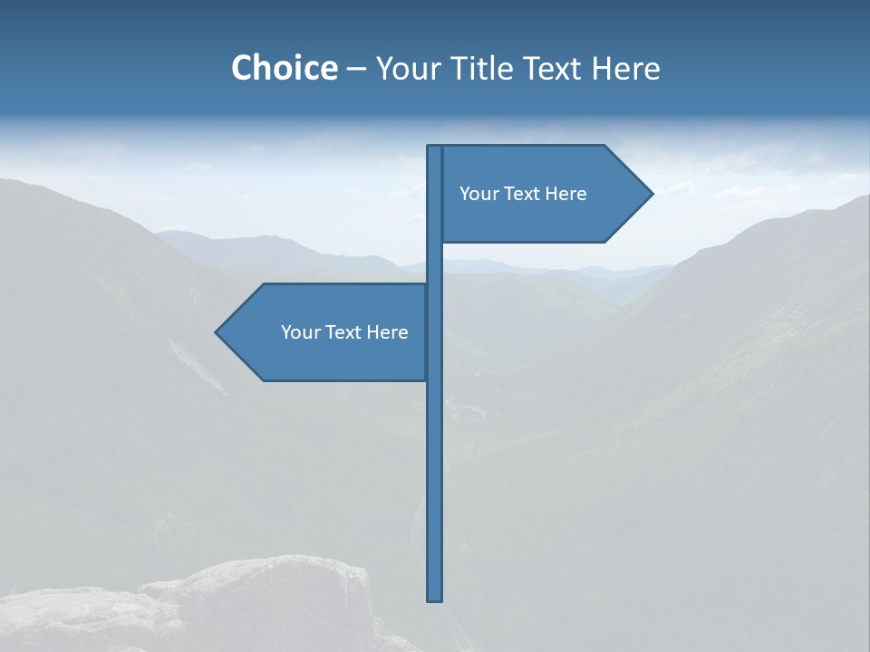 New Hampshire Trails PowerPoint Template