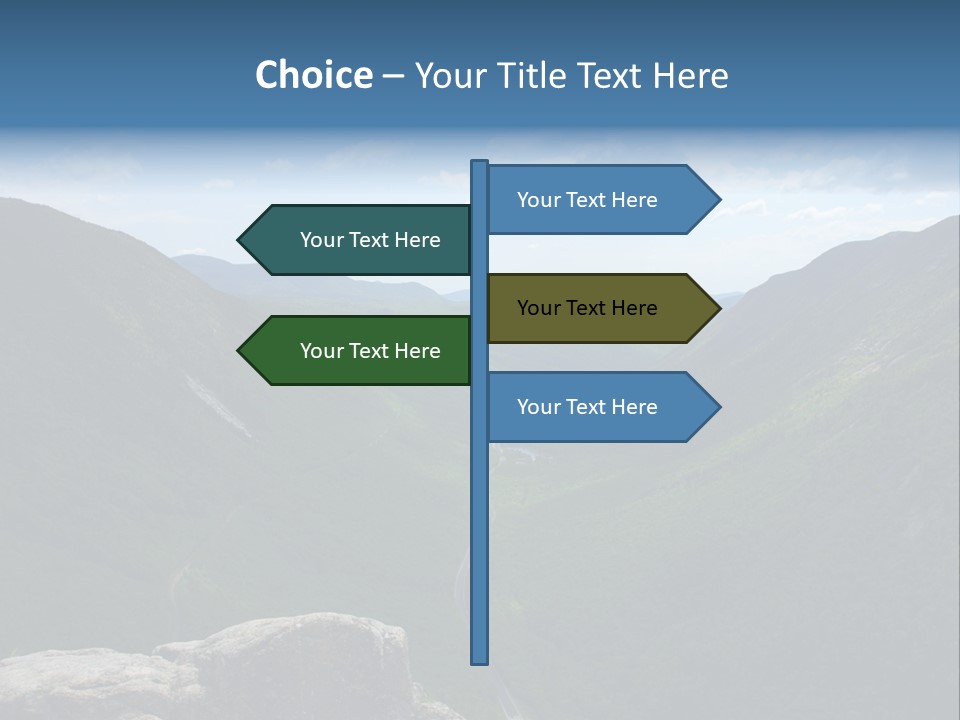New Hampshire Trails PowerPoint Template