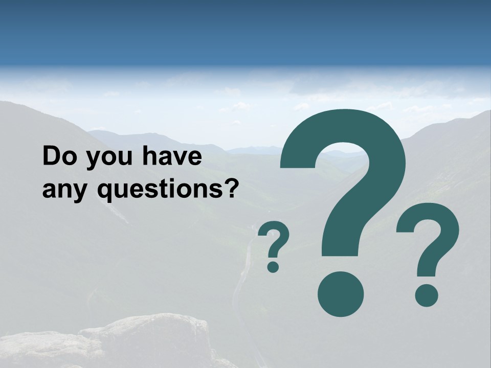 New Hampshire Trails PowerPoint Template