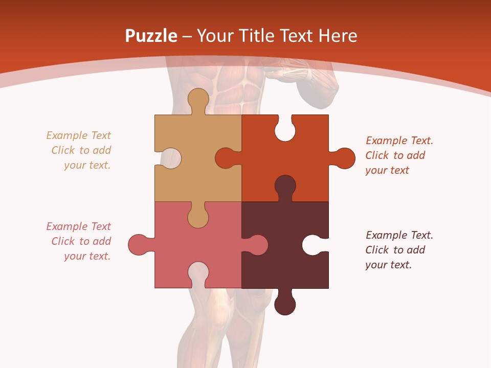 Fitness Health Thorax PowerPoint Template