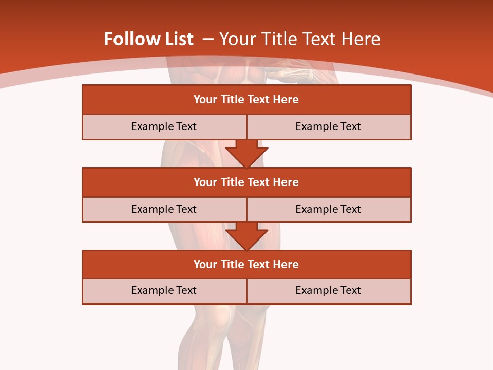 Fitness Health Thorax PowerPoint Template