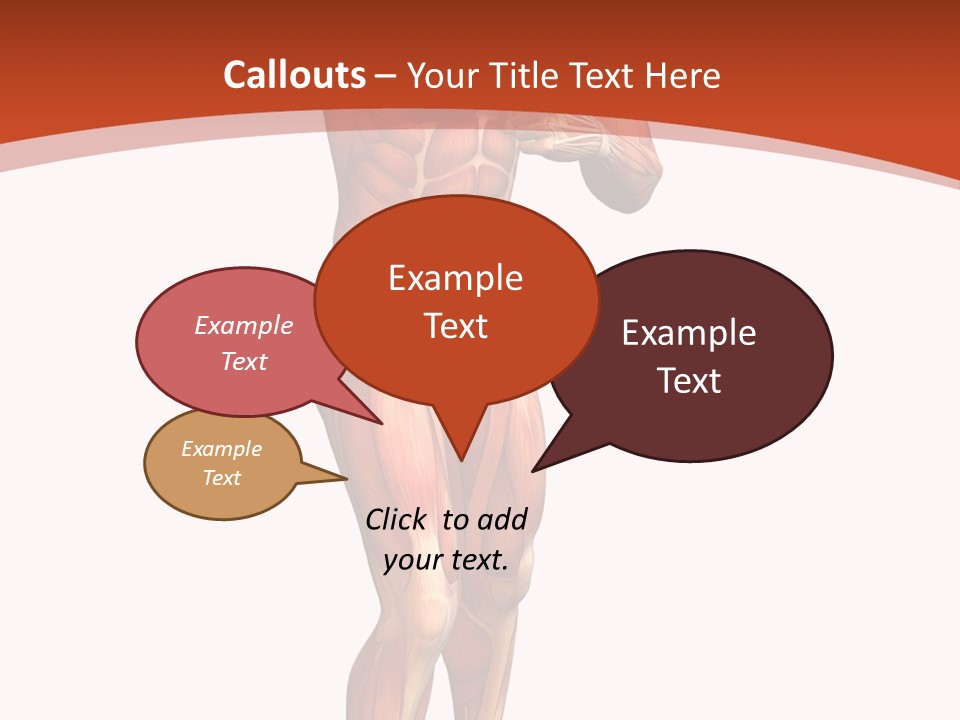 Fitness Health Thorax PowerPoint Template