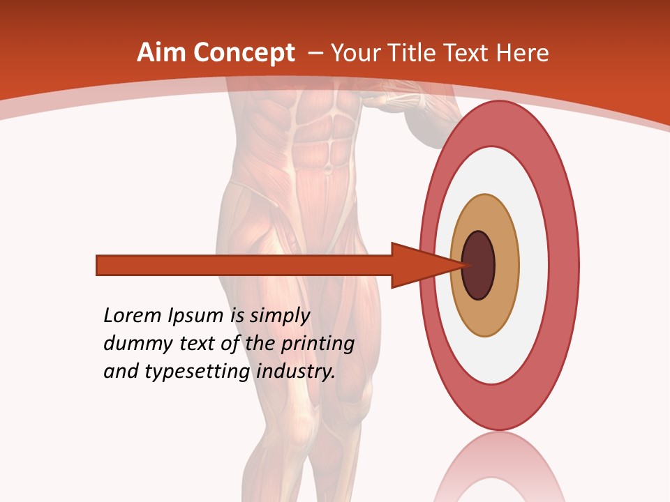 Fitness Health Thorax PowerPoint Template