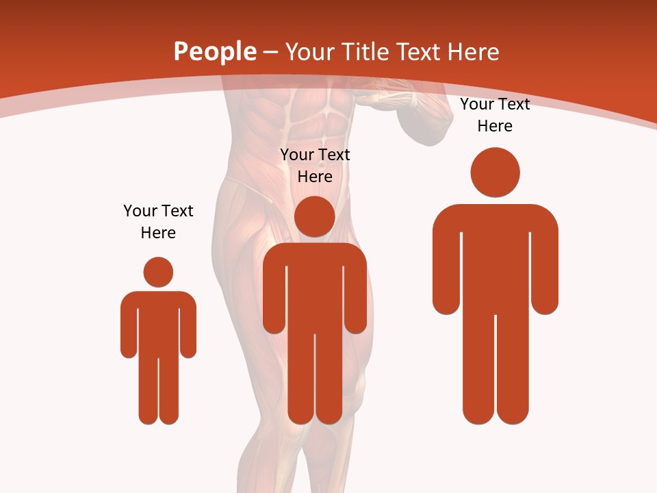 Fitness Health Thorax PowerPoint Template