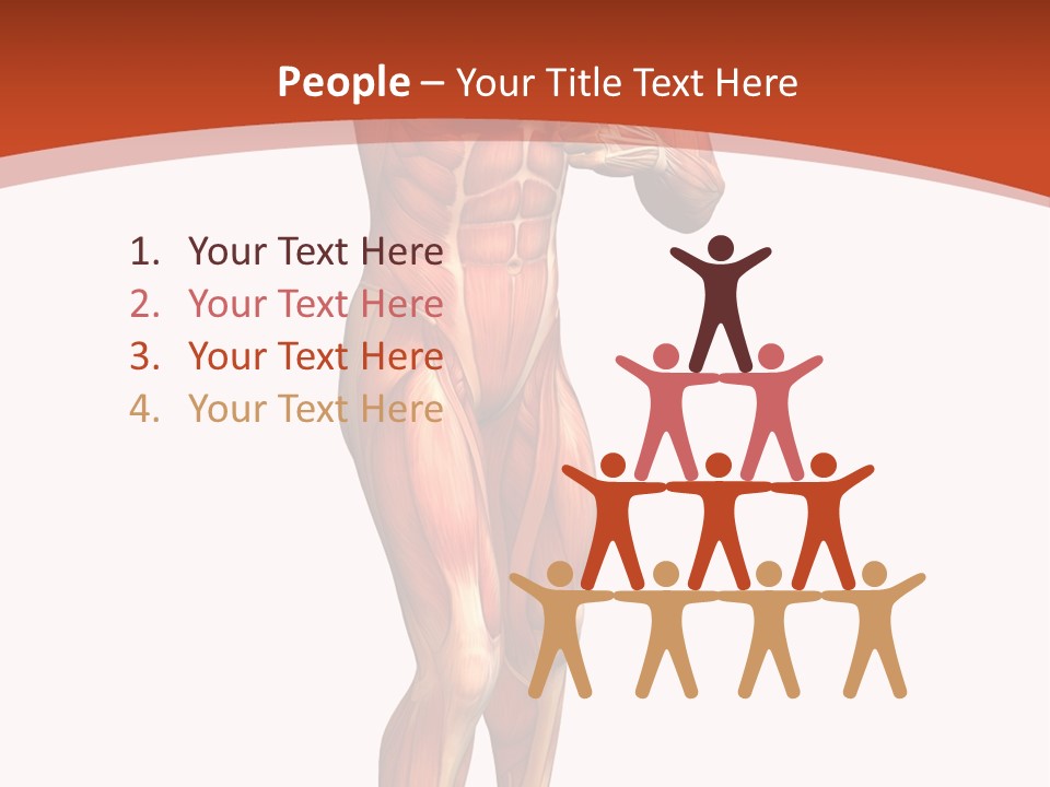 Fitness Health Thorax PowerPoint Template
