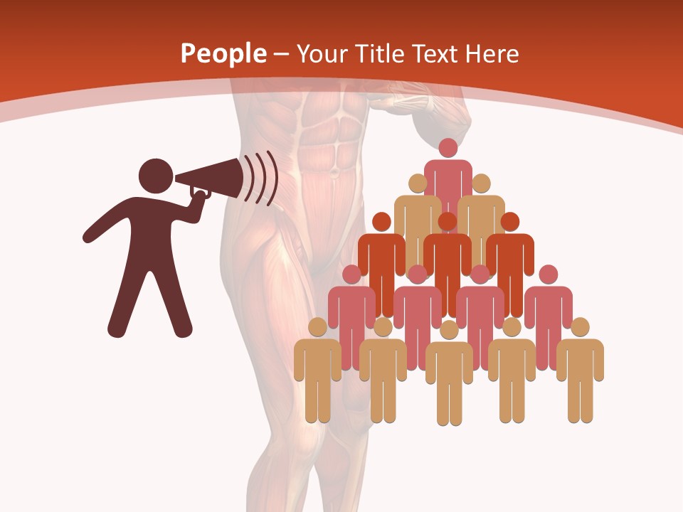 Fitness Health Thorax PowerPoint Template