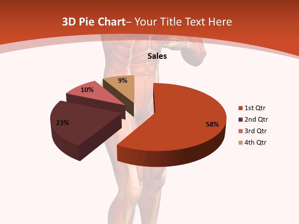Fitness Health Thorax PowerPoint Template
