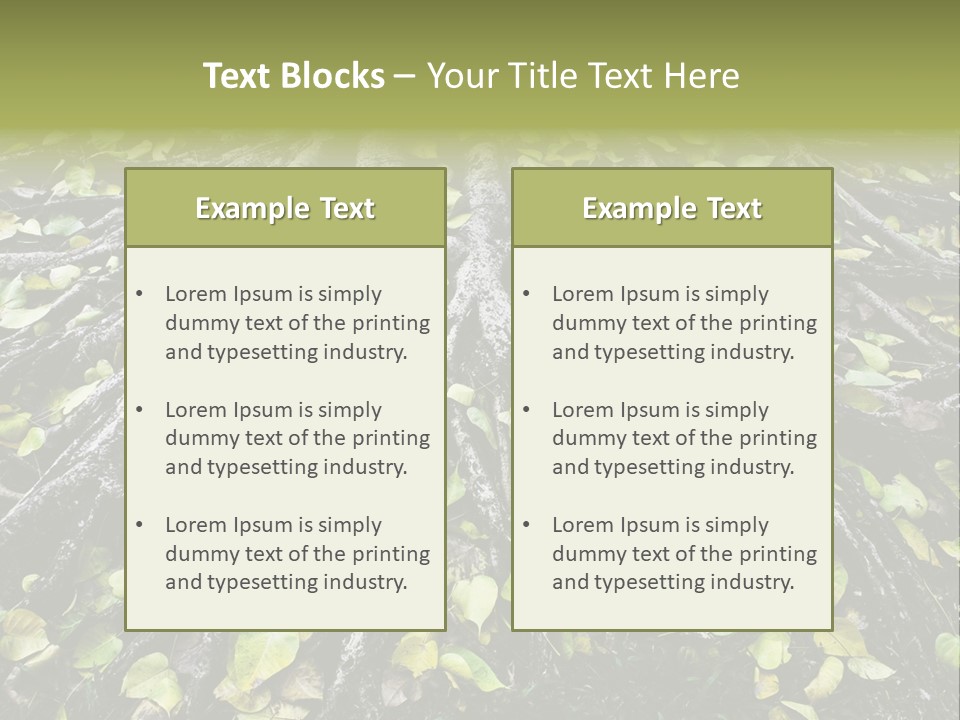Park Pattern Background PowerPoint Template