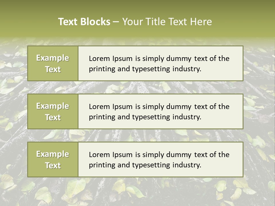 Park Pattern Background PowerPoint Template
