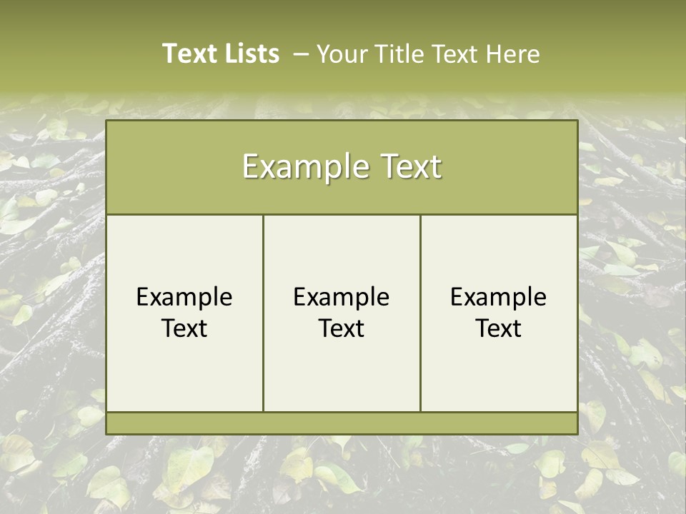 Park Pattern Background PowerPoint Template