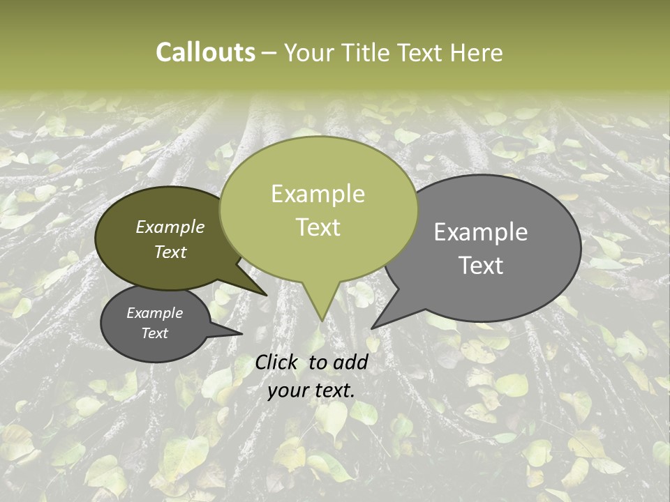 Park Pattern Background PowerPoint Template
