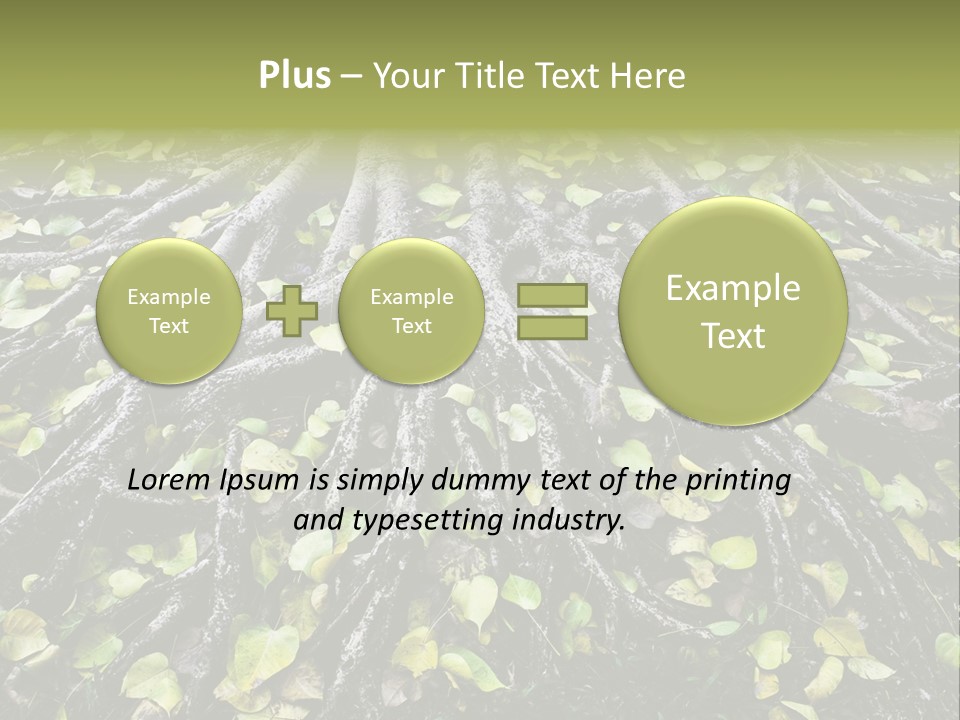 Park Pattern Background PowerPoint Template