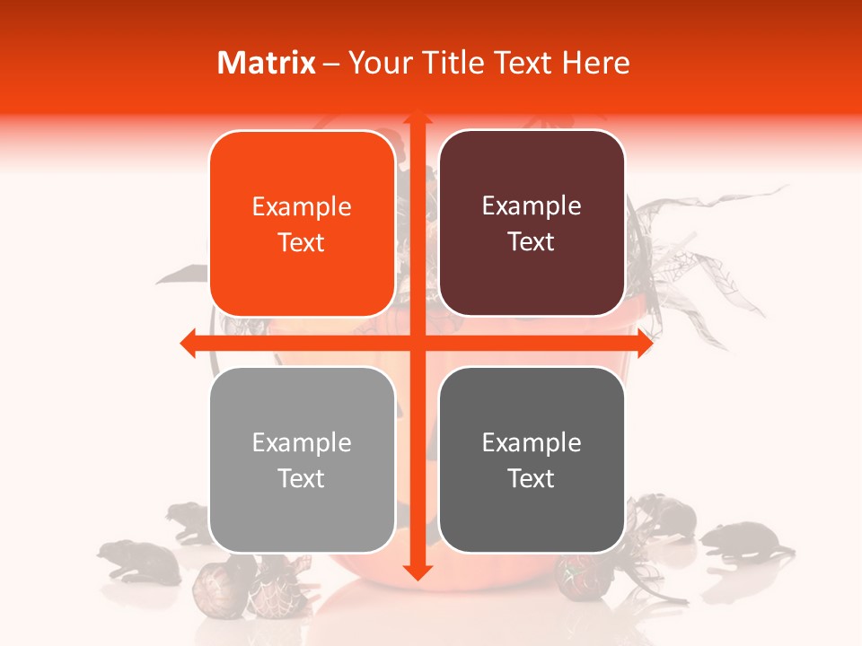 White Mice Halloween PowerPoint Template