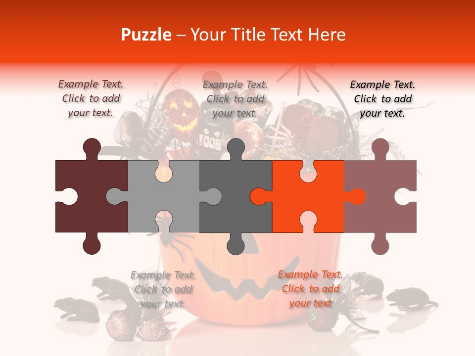 White Mice Halloween PowerPoint Template