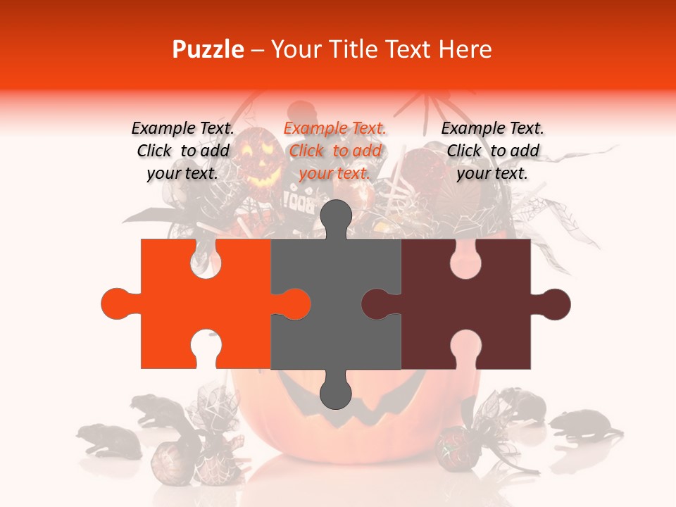 White Mice Halloween PowerPoint Template