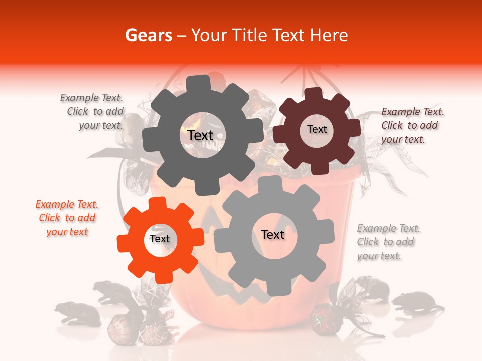 White Mice Halloween PowerPoint Template