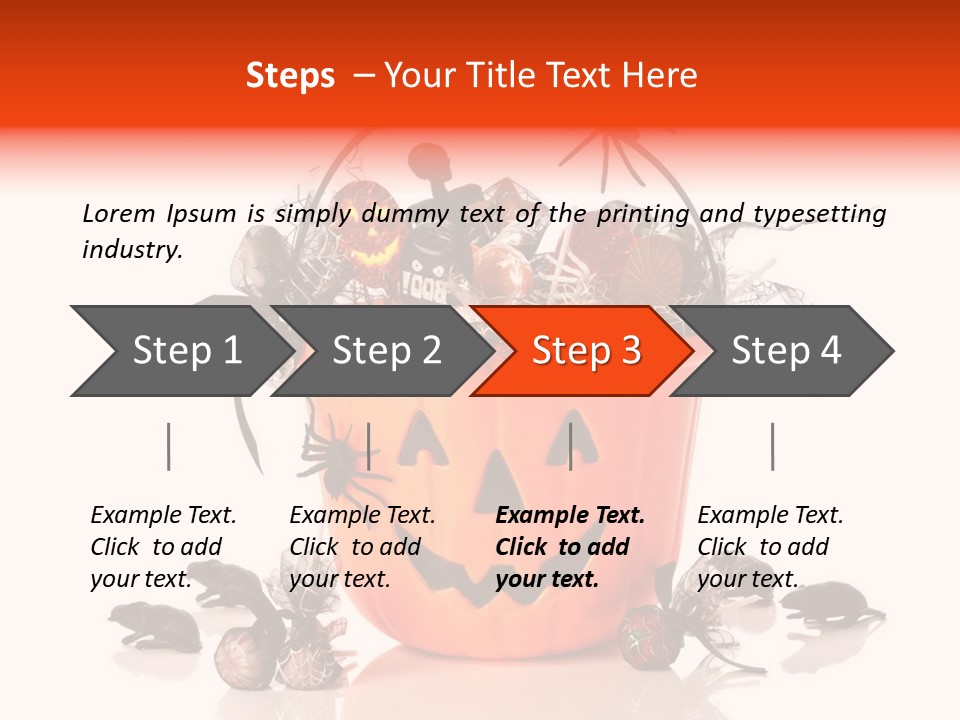 White Mice Halloween PowerPoint Template