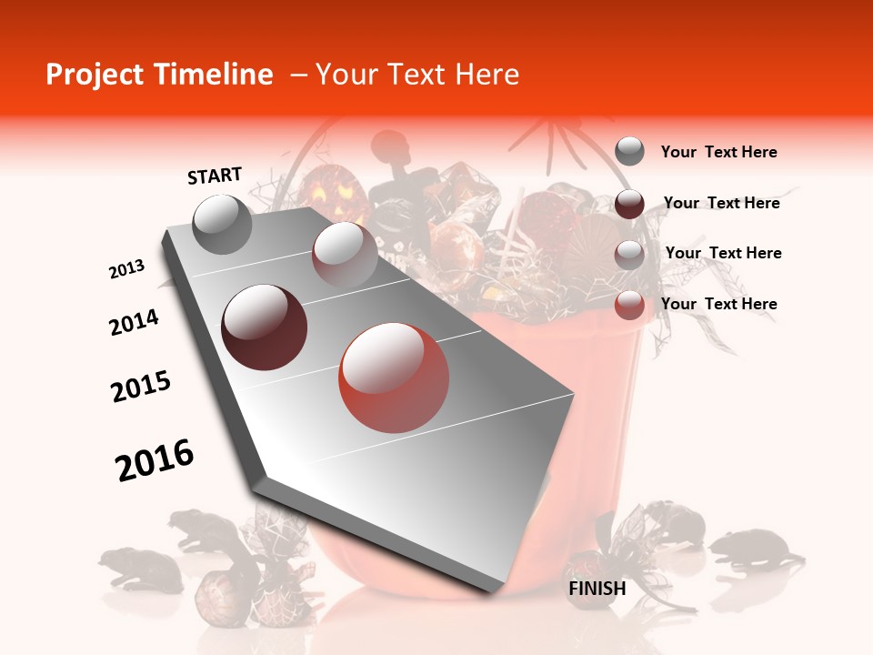 White Mice Halloween PowerPoint Template