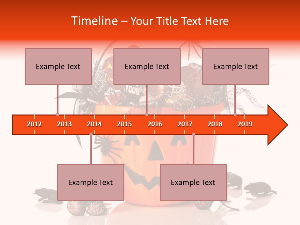 White Mice Halloween PowerPoint Template