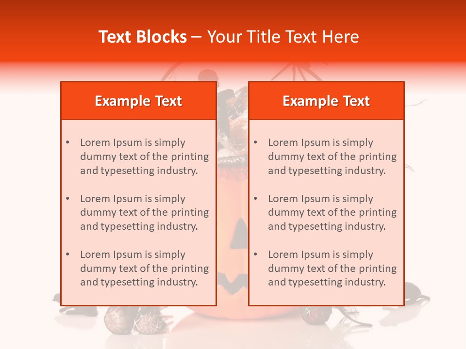 White Mice Halloween PowerPoint Template