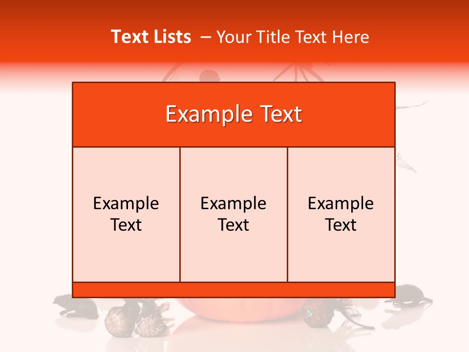 White Mice Halloween PowerPoint Template