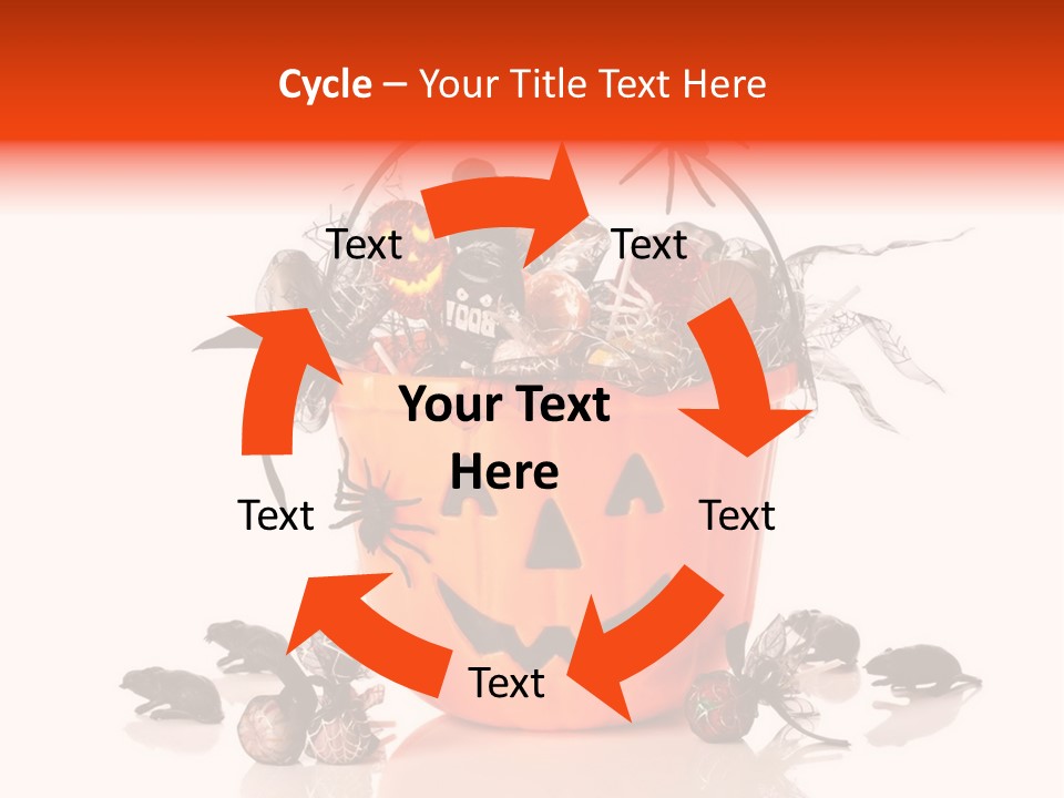 White Mice Halloween PowerPoint Template