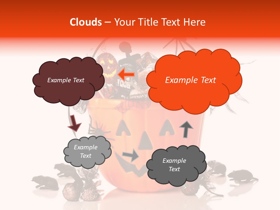 White Mice Halloween PowerPoint Template