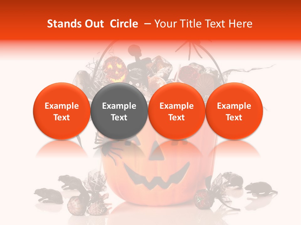 White Mice Halloween PowerPoint Template