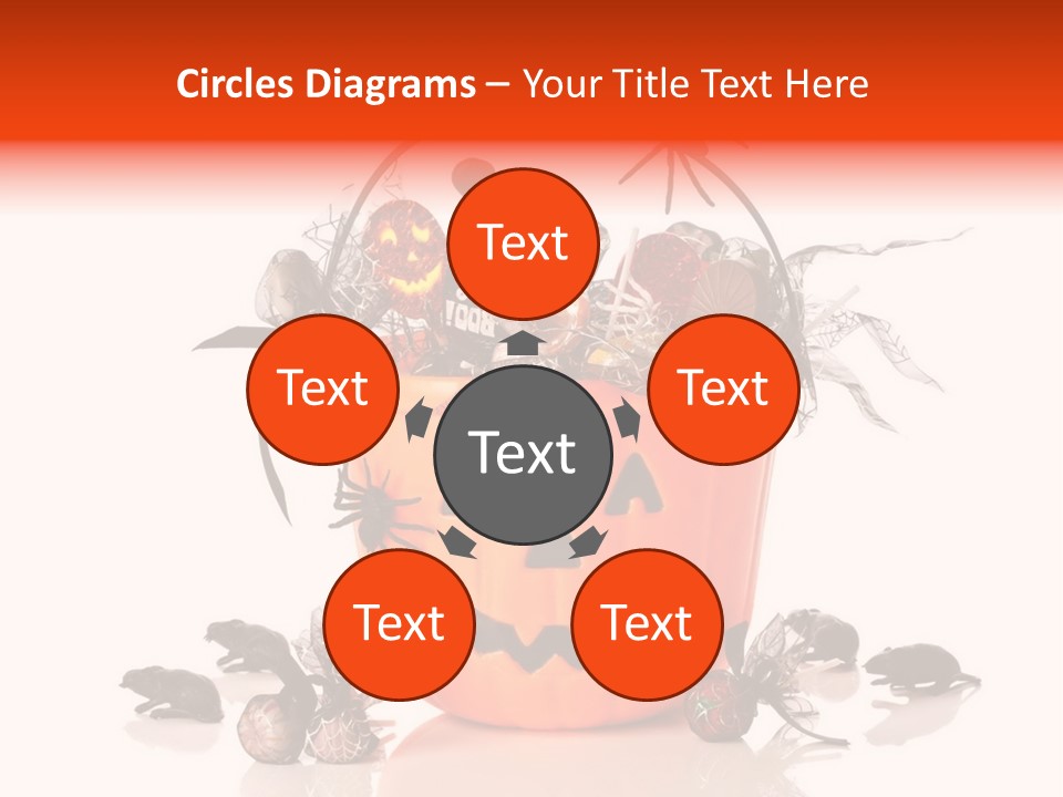 White Mice Halloween PowerPoint Template