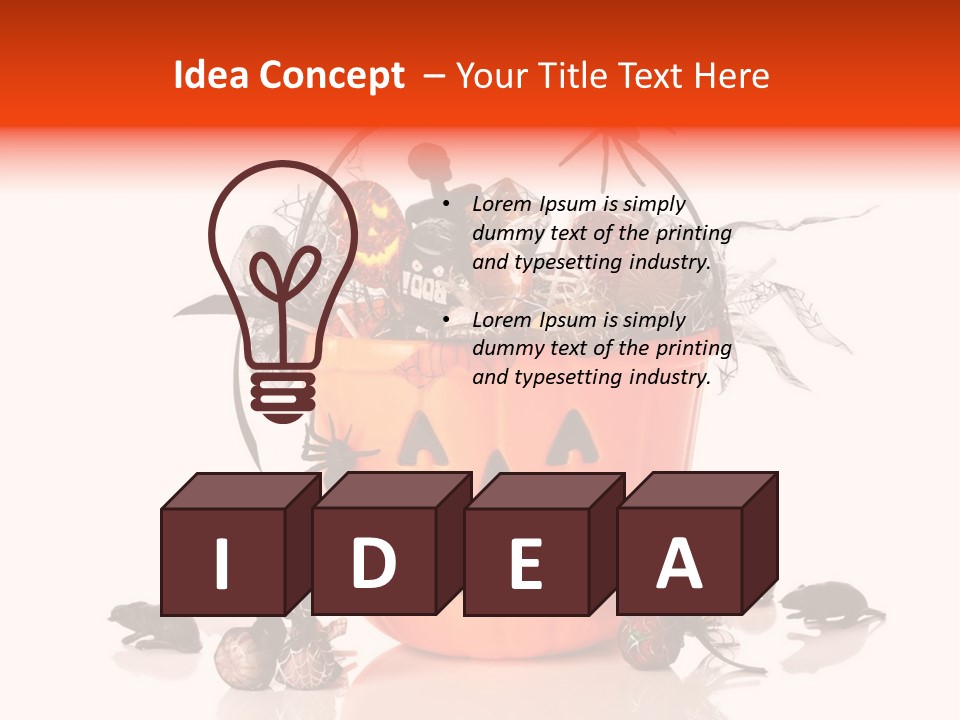 White Mice Halloween PowerPoint Template