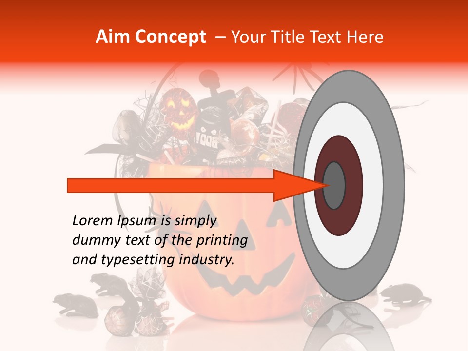 White Mice Halloween PowerPoint Template