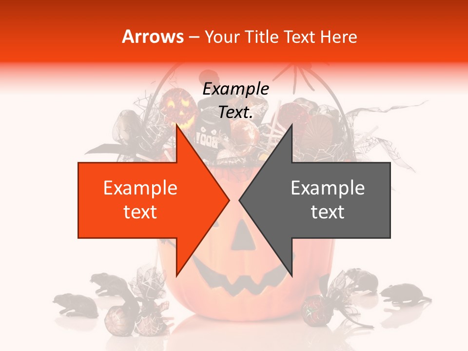 White Mice Halloween PowerPoint Template