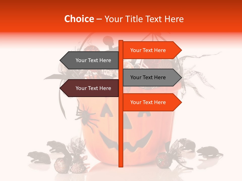 White Mice Halloween PowerPoint Template