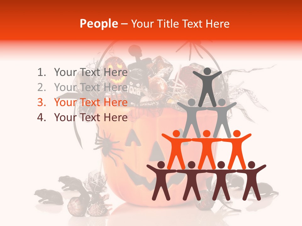 White Mice Halloween PowerPoint Template