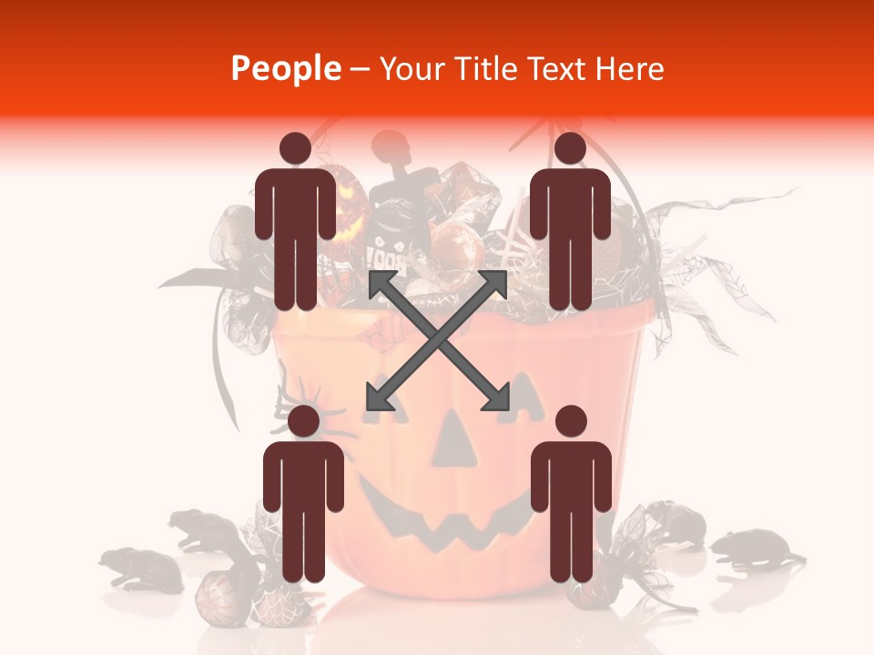 White Mice Halloween PowerPoint Template