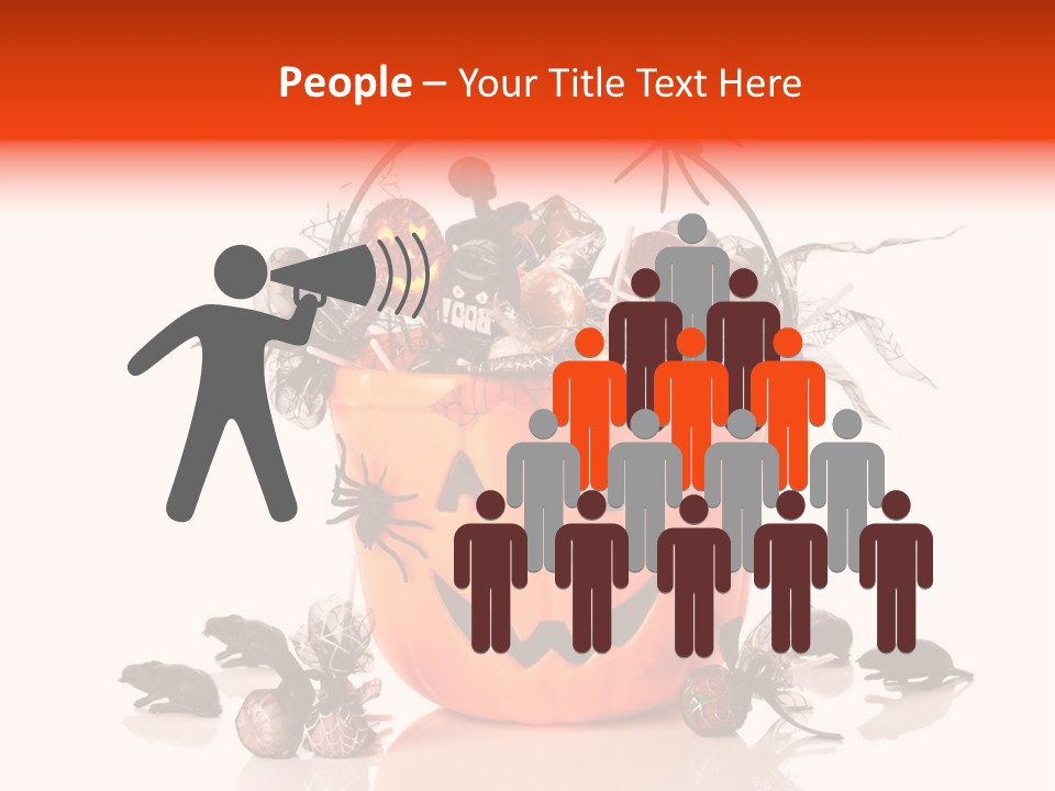 White Mice Halloween PowerPoint Template