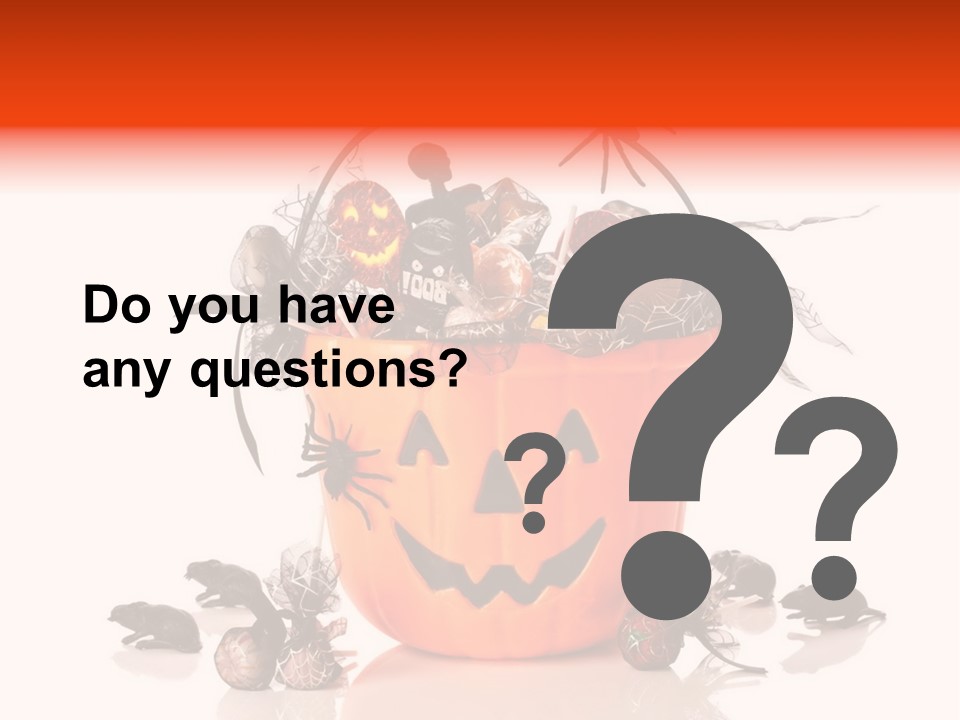 White Mice Halloween PowerPoint Template