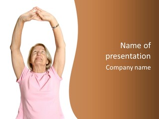 Woman Meal Protein PowerPoint Template