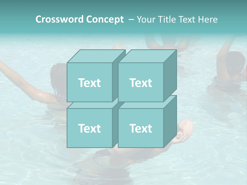 Red Sea Woman PowerPoint Template