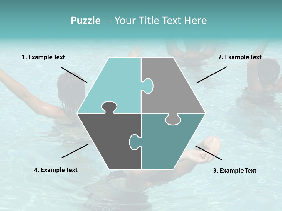 Red Sea Woman PowerPoint Template