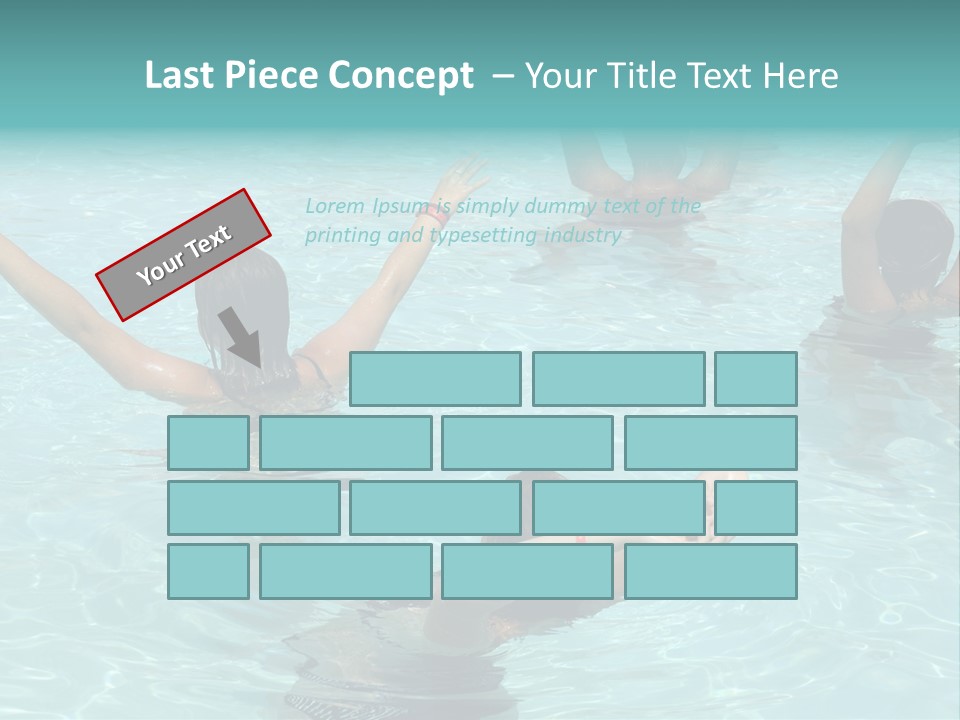 Red Sea Woman PowerPoint Template